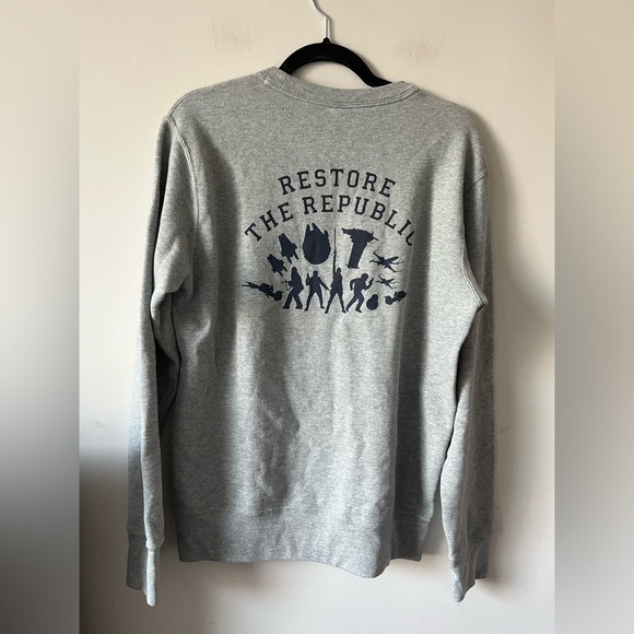 NWT Uniqlo X StarWars Gray Men's Crewneck Sweater - Picture 4 of 7
